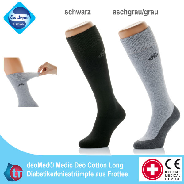 DEOMED® Medic Deo Long Diabetiker-Kniestrumpf