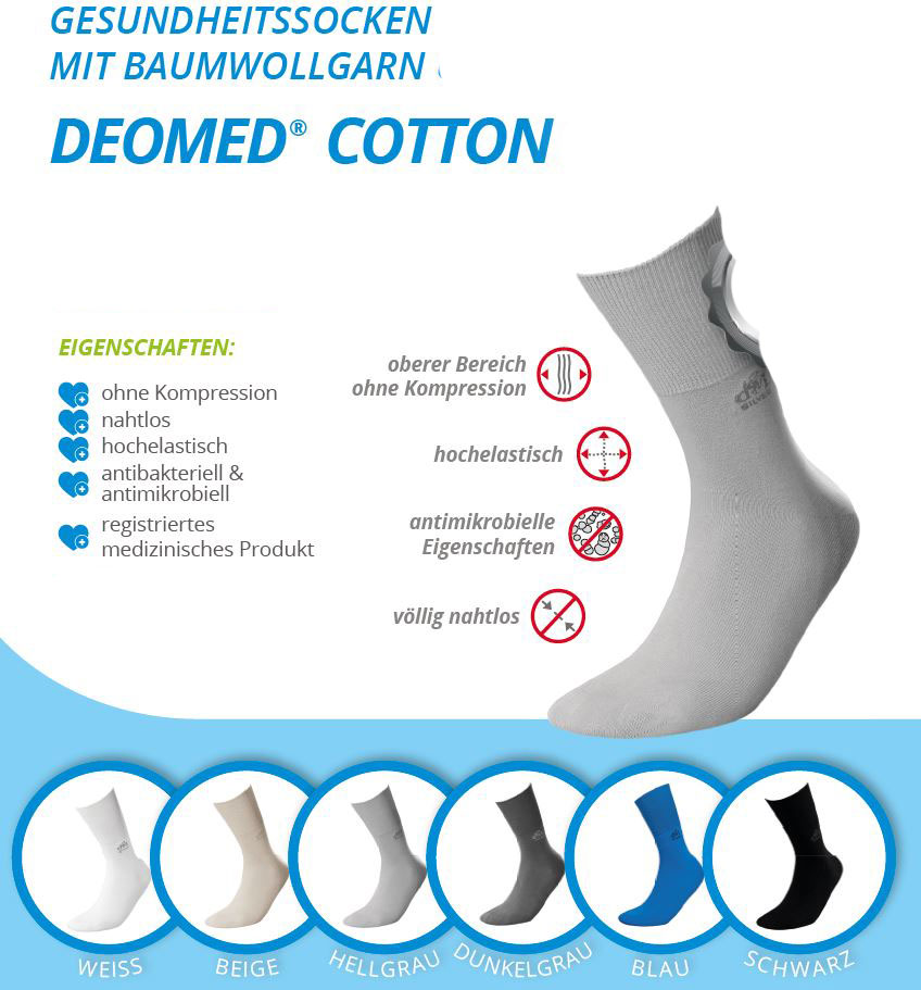 DEOMED Cotton Baumwollsocken